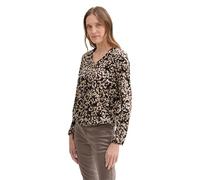 TOM TAILOR 1044142 Maglietta a Maniche Lunghe, 36557-Quadrati acquerelli neutri, M Donna