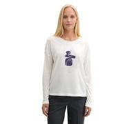 TOM TAILOR 1044167 Maglietta a Maniche Lunghe, 10315-Whisper White, M Donna