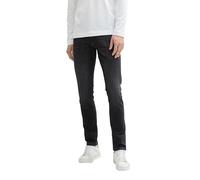 TOM TAILOR 1044861 Troy Slim Jeans, 10250 - Used Dark Stone Black Denim, 33W x 32L Uomo