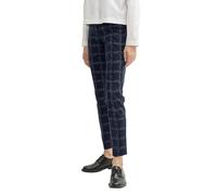 TOM TAILOR 1044864 Mia Slim Pantaloni, 35889-delicate Navy Check Design, 36W x 30L Donna