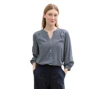 TOM TAILOR 1045237 Camicia da Donna, 37186-printed Blue White Minimal, 40