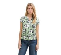 TOM TAILOR Camicia da donna navy / verde chiaro / bianco, Taglia L