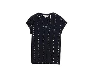 TOM TAILOR 1045238 Camicia da Donna, 38063-Navy DOT Print, 40