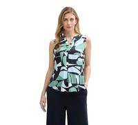 TOM TAILOR 1045253 Camicia da Donna, 37800-Green Dots And Shapes Design, 46