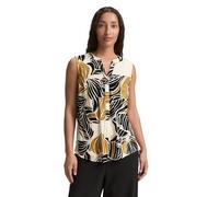 TOM TAILOR 1045253 Camicia da Donna, 37999-Design a Foglie Neutre, 44