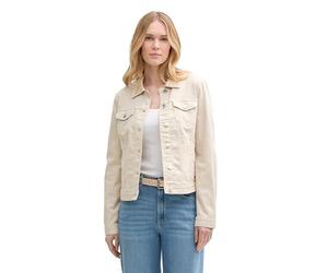 TOM TAILOR 1045390, Giacca di Jeans Donna, 29517 - Sand Stone Beige, XS
