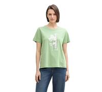 TOM TAILOR 1045534 T-Shirt, 37116-True Green, M Donna