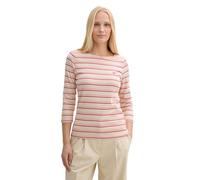 TOM TAILOR 1045535 T-Shirt, 37373-Strisce Multicolore, L Donna
