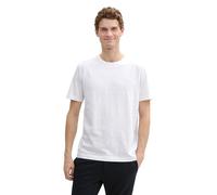 TOM TAILOR 1045627 T-Shirt, 20000-White, M Uomo