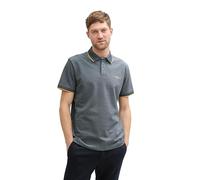 TOM TAILOR 1045629 Polo, 35198-navy Grey Mint Twotone, L Uomo