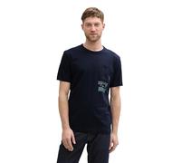 TOM TAILOR 1045698 T-Shirt, 10668-Sky Captain Blue, XL Uomo