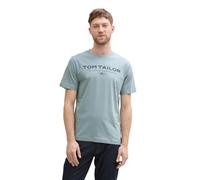 TOM TAILOR 1045773 T-Shirt, 27475 - Grey Mint, XL Uomo