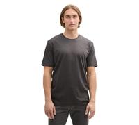 TOM TAILOR 1045833 T-Shirt, 11086-Modellino di carro Armato Grigio Scuro Melange, XXL Uomo