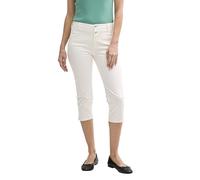 TOM TAILOR 1046008 Jeans Capri, 10315-Whisper White, 30 Donna