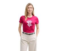 TOM TAILOR 1046437 T-Shirt, 37989-Raspberry Red, XS Donna