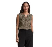 TOM TAILOR 1046456 Top, Abstract Black Grid Design 38117, XXL Donna