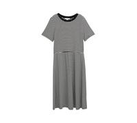 TOM TAILOR 1046490 Vestito, 38780-white Black Irregular Stripe, 46 Donna