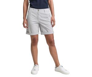 TOM TAILOR 1046511 Bermuda Shorts, 35731-Delicate Black White Stripe, 32 Donna