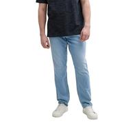 TOM TAILOR 1047014 Jeans Regular Fit, 10117-Used Bleached Blue Denim, 40W x 32L Uomo