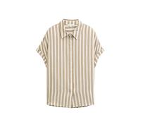 TOM TAILOR 1047057 Camicia da Donna, 38281-nutria Olive off White Stripe, 32