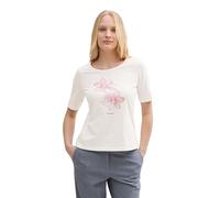 TOM TAILOR 1047062 T-Shirt, 10315-Whisper White, L Donna