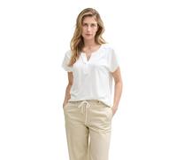 TOM TAILOR 1047067 T-Shirt, 10315-Whisper White, XL Donna