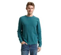 TOM TAILOR 1047570 Pullover, 39271-classic Petrol melangee, L Uomo