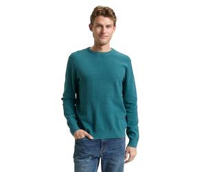 TOM TAILOR 1047570 Pullover, 39271-classic Petrol melangee, L Uomo
