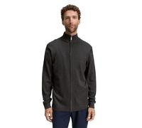 TOM TAILOR 1047571 Maglione Cardigan, 10617-Black Grey Melange, L Uomo