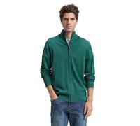 TOM TAILOR 1047571 Maglione Cardigan, 38681-Jasper Green Melange, L Uomo