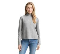 TOM TAILOR 1047703 Pullover, 21373-Medium Silver Grey Melange, M Donna