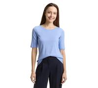 TOM TAILOR 1047728 T-Shirt, 34587-Light Fjord Blue, L Donna