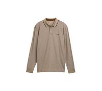TOM TAILOR 1047798 Polo, 38607-Brown Cashew Beige Two Tone, M Uomo