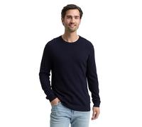 TOM TAILOR 1048015 Pullover, 13160-Knitted Navy Melange, XL Uomo