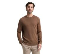 TOM TAILOR 1048015 Pullover, 38678-Dark Taupe Melange, XL Uomo