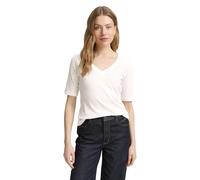 TOM TAILOR 1048308 T-Shirt, 10315-Whisper White, L Donna