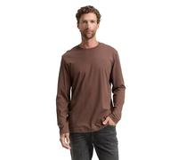 TOM TAILOR 1048584 Maglietta a Maniche Lunghe da Uomo, 38833-bag Brown, XXL