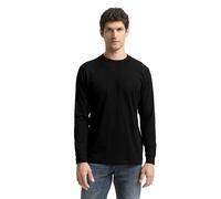 TOM TAILOR 1048597 Maglietta a Maniche Lunghe da Uomo, 29999-Black