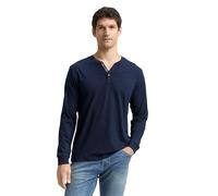 TOM TAILOR 1048609 Maglietta a Maniche Lunghe da Uomo, 16692-navy Blue Injected, M