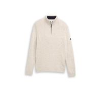 TOM TAILOR 1048713 Pullover, 36943-offwhite Melange Multi neps, XXL Uomo