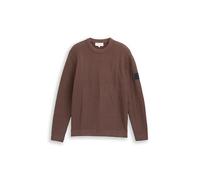 TOM TAILOR 1048727 Pullover, 38833-bag Brown, L Uomo