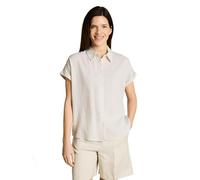 TOM TAILOR 1049799 Camicia da Donna, 40073-Strisce Irregolari Bianche Tortora, 48