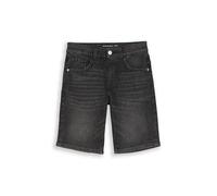TOM TAILOR 1050019 Bermuda Jeans Shorts, 10220 - Used Dark Stone Grey Denim, 170 Bambino