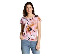 TOM TAILOR 1050423 Maglietta, 39736-Big Abstract Flower Print, L Donne