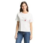 TOM TAILOR 1050426 T-Shirt, 10315-Whisper White, L Donna