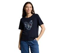 TOM TAILOR 1050426 T-Shirt, 10668-Sky Captain Blue, L Donna