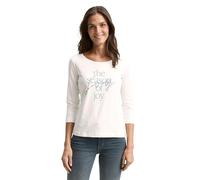 TOM TAILOR 1050751 Maglietta da Donna, 10320-Soft Clear White