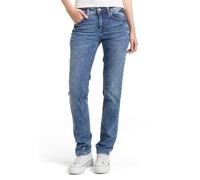 TOM TAILOR 202212 Alexa Straight, Jeans Donna, 10125 - Random Bleached Blue Denim, 32W / 32L