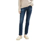 TOM TAILOR 202212 Alexa Straight, Jeans Donna, 10281 - Mid Stone Wash Denim, 34W / 30L