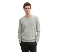TOM TAILOR 202212 Strickpullover V-ausschnitt, Maglione Basic Uomo, Grigio (Light Soft Grey Melange 14427), M